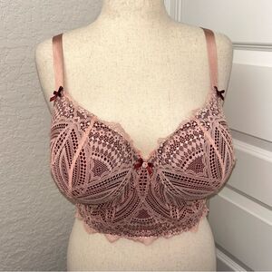 Cacique Lace Underwire Boost Balconette Bra